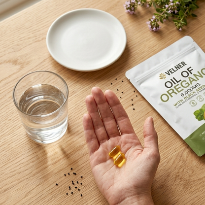 Velner Oregano Oil with Black Seed Oil