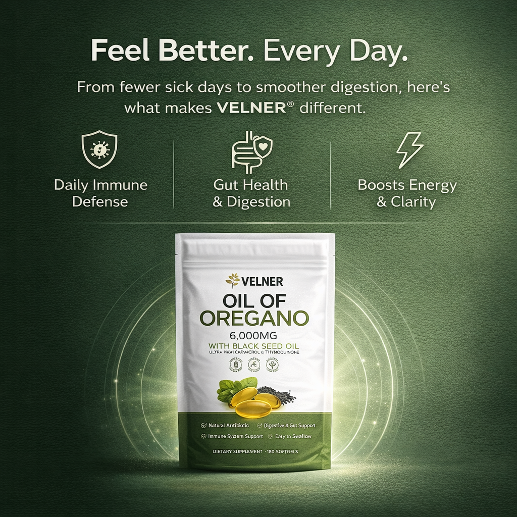 Velner Oregano Oil with Black Seed Oil