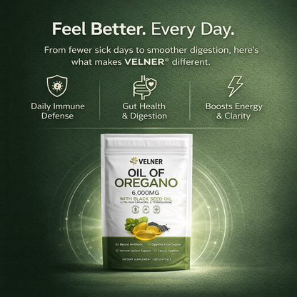Velner Oregano Oil with Black Seed Oil