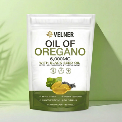 Velner Oregano Oil with Black Seed Oil