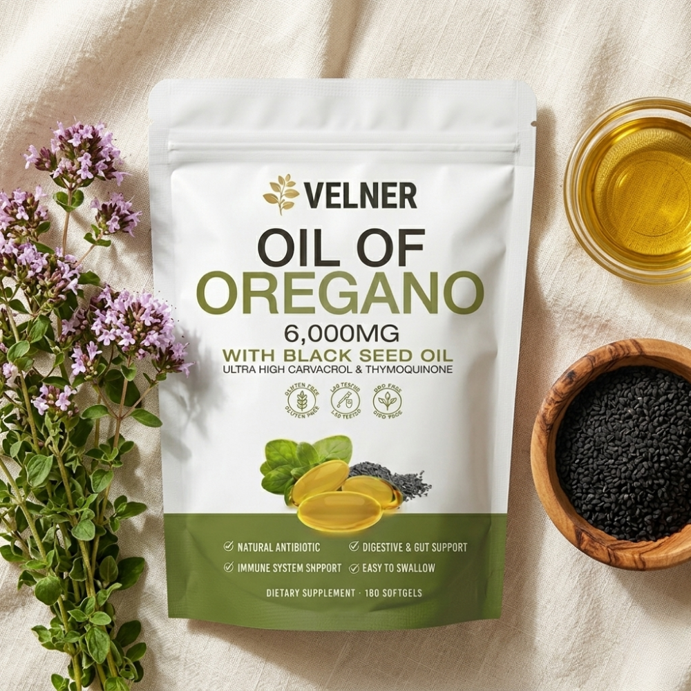 Velner Oregano Oil with Black Seed Oil