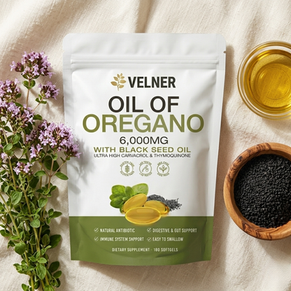 Velner Oregano Oil with Black Seed Oil